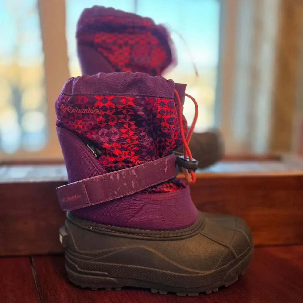 Girls Columbia Powderbug Boots Size 13